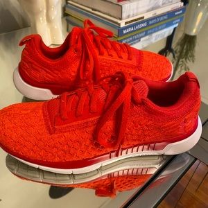 SOLD Under Armor women’s athletic shoe in Coral